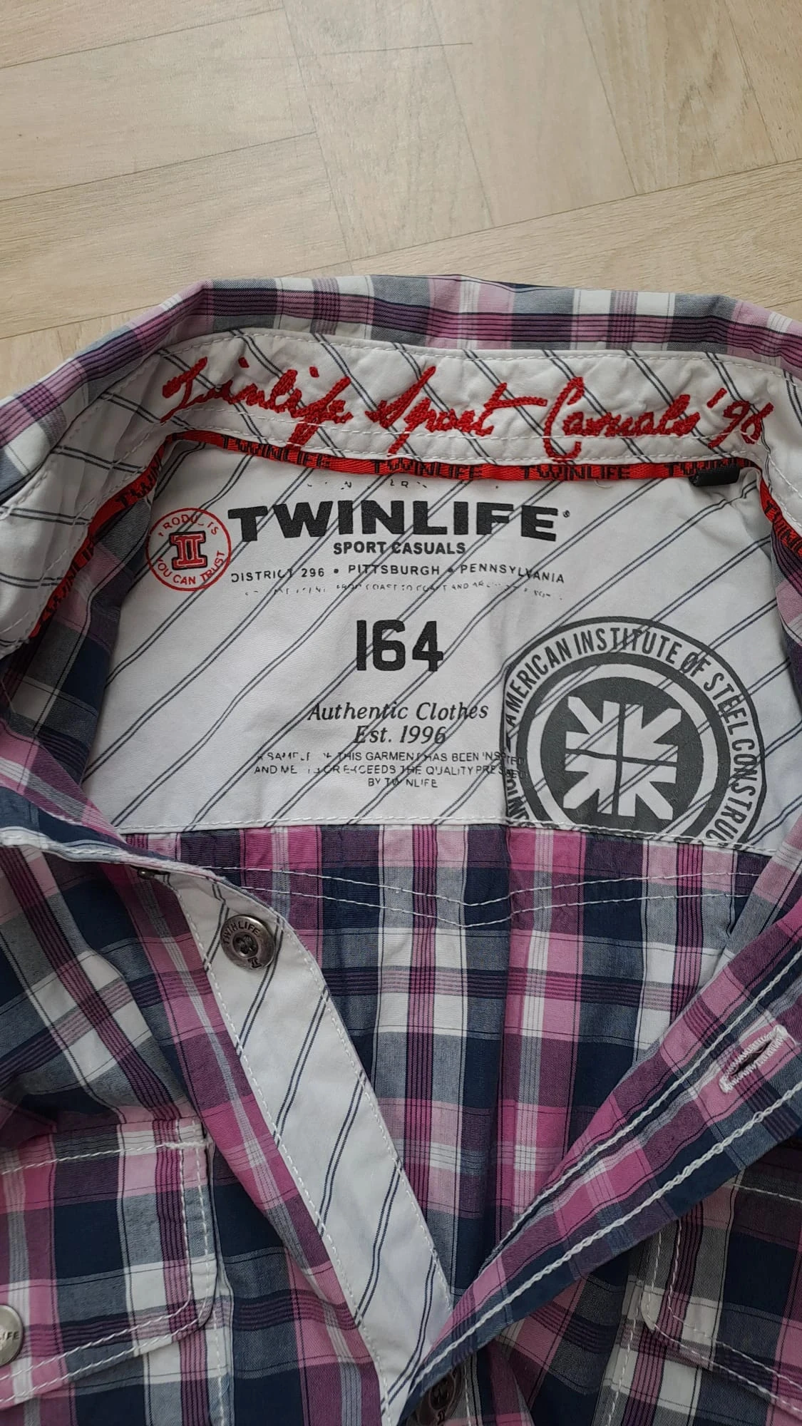 Gekardeerde Shirt met Lange Mouwen / Twinlife / Sport / Roze Blauw / Maat XS (14 jaar) / Tiener – photo 3